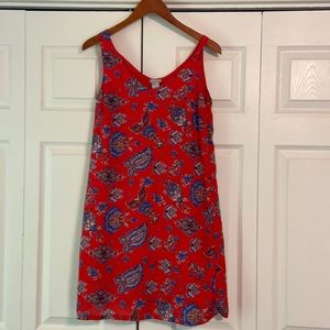Slip dress with ribbon tie in back